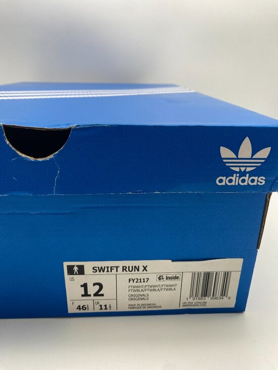 ADIDAS SWIFT RUN X WHITE #FY2117 US MEN\'S SIZE 12 & 13 main image 6